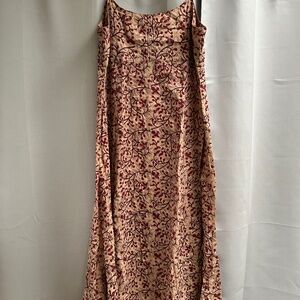Maiwa 100% cotton shift dress size large floral pattern